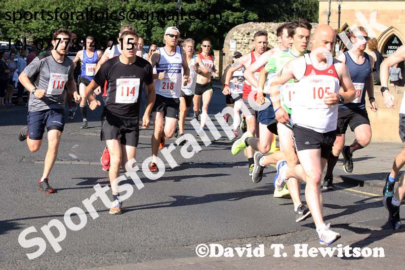Hexham 10k, 2018 Hexham Half Marathon/10k5k. Photo: David T. Hewitson/Sports for All Pics